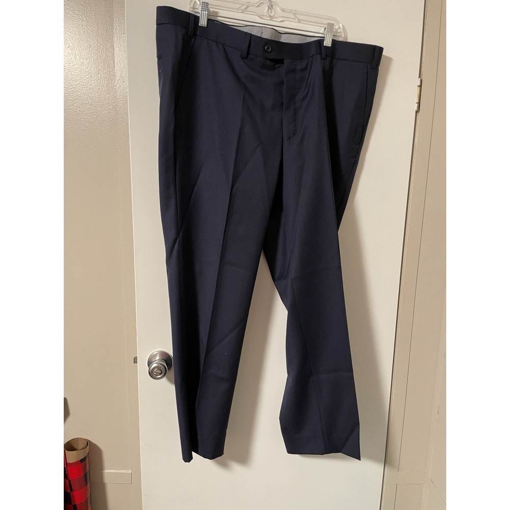 Hiltl DiBiella Vitale Barberis Canonico Wool Dress Pants Size 30x44 Navy